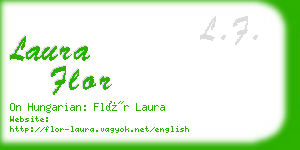 laura flor business card